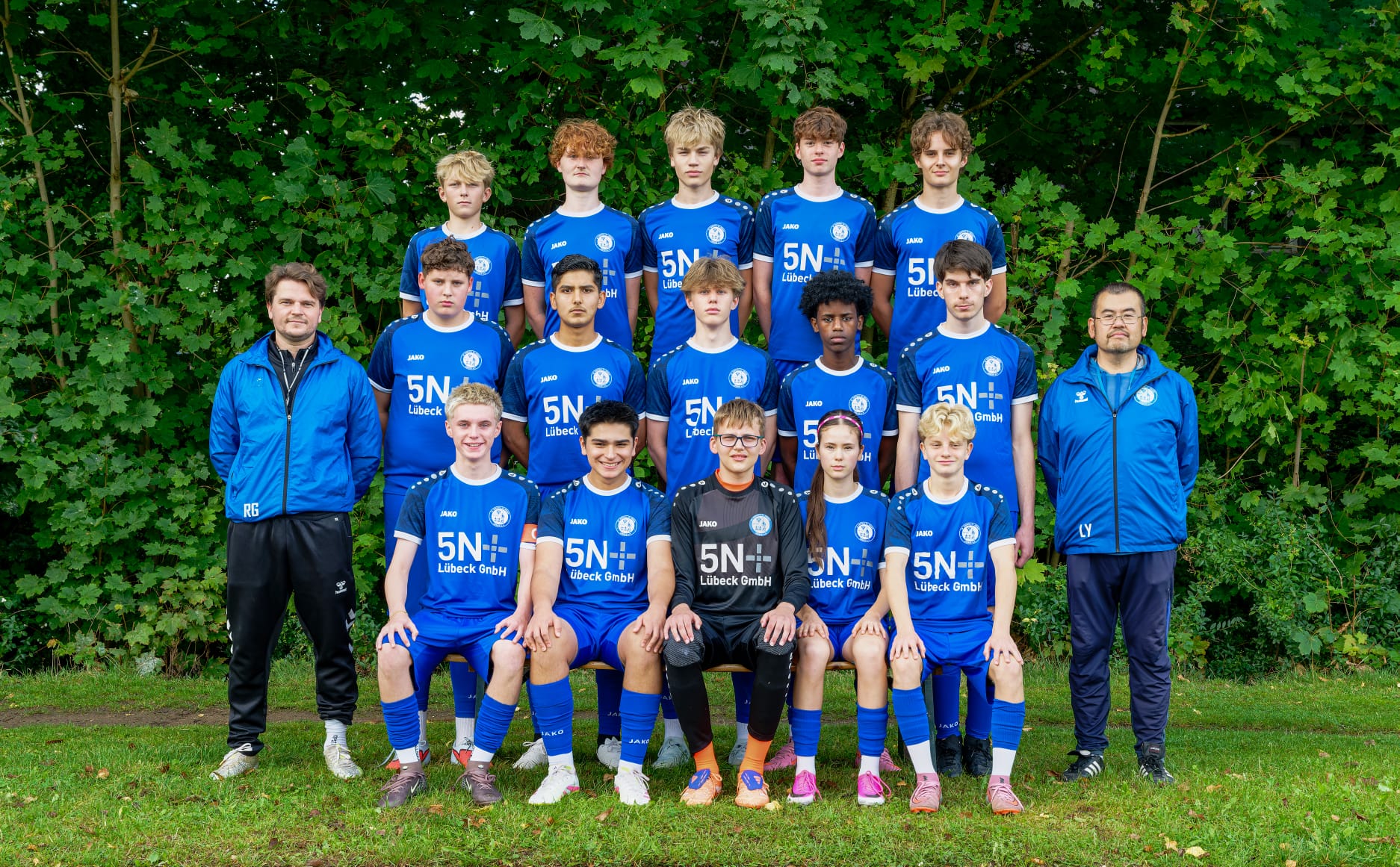 Mannschaftsfoto B-Junioren